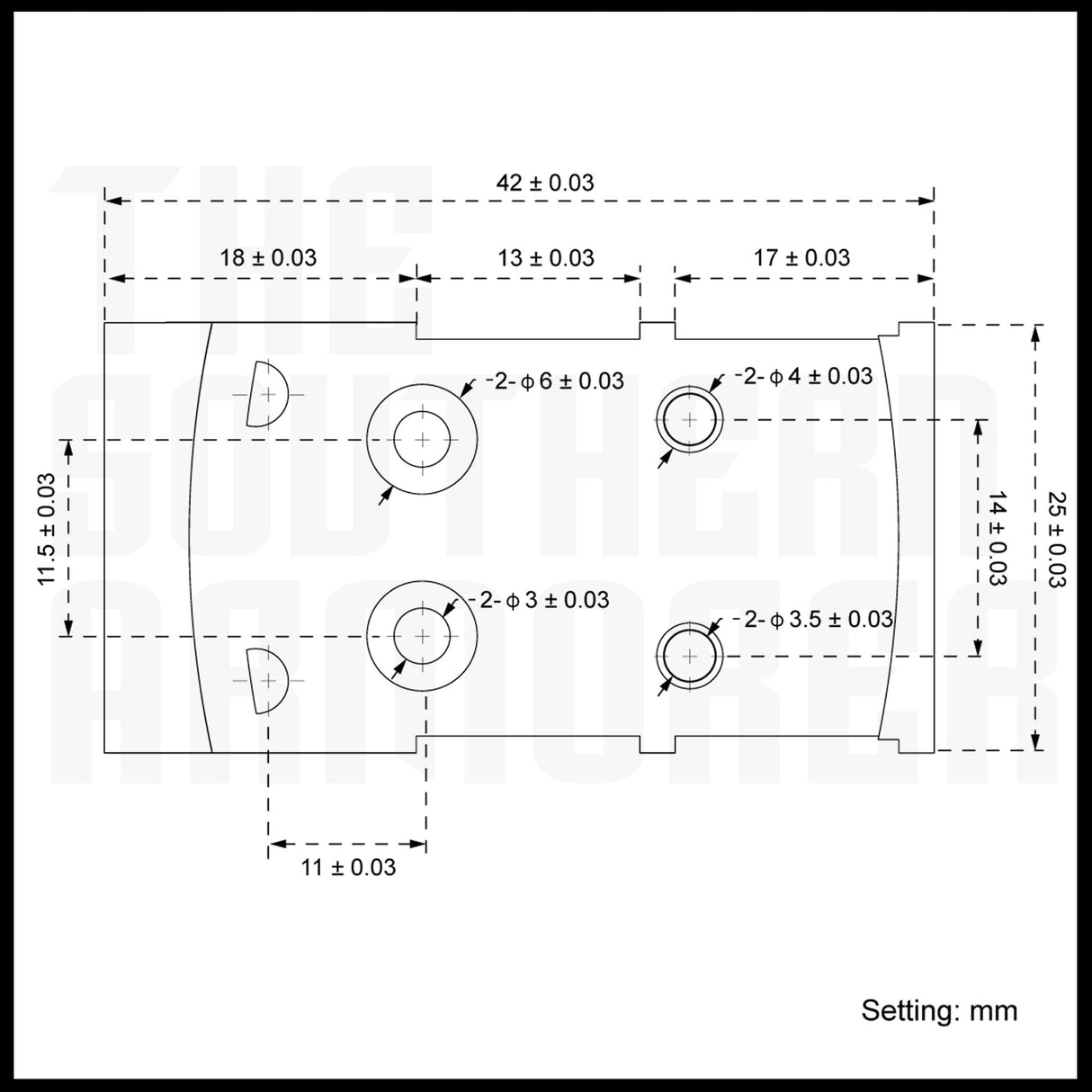 ADAPTER PLATE FOR GLOCK® MOS TO FIT RMSc, 407K, 507K, Sentinel II, RCR, ROMEO Zero, Romeo - X RED DOT OPTIC SIGHT - The Southern Armorer LLC