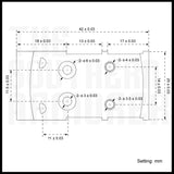 ADAPTER PLATE FOR GLOCK® MOS TO FIT RMSc, 407K, 507K, Sentinel II, RCR, ROMEO Zero, Romeo - X RED DOT OPTIC SIGHT - The Southern Armorer LLC