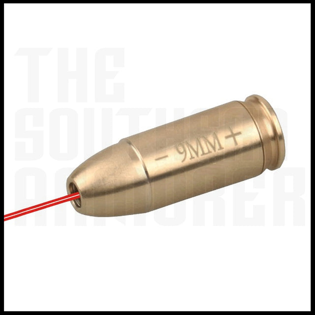 RED LASER BORE SIGHT CARTRIDGE - 9MM - The Southern Armorer LLC